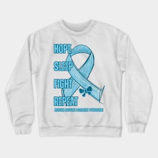 Hope, Sleep, Fight, Repeat (Butterfly) Crewneck Sweatshirt